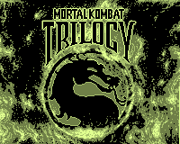 Mortal Kombat Trilogy title screen for Game.Com
